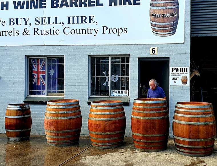 500/550L Puncheon Barrels Penrith Wine Barrel Hire